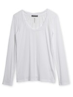 UネックロングスリーブＴシャツ/RED