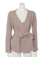 カシュクールニットCD/ベージュ