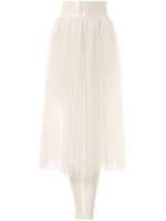 シフォンプリーツスカート/ホワイト