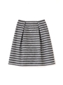 ボーダースカート/ネイビー(121)
