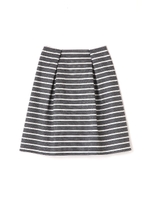 ボーダースカート/ネイビー(121)
