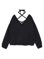 レースチョーカースウェット/ブラック