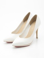 ハートストームパンプス/WHT