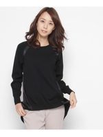 バックサテンラグランニット/ピンク系(074)