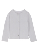 ビジューボタンコンパクトカーディガン/GRY