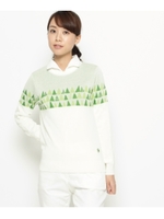 ジャガードプルオーバーニット/ホワイト系(102)