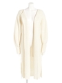 WOOL BALLOON LG GOWN/O/WHT