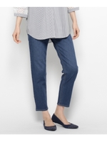 ウォッシュ加工スキニーデニムパンツ/ブルー系(094)