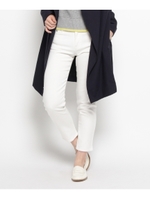 ホワイトデニムストレッチパンツ/ホワイト(001)