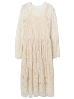 レースワンピース/O/WHT