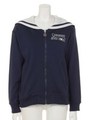 コビニャーセーラー2WAYジップパーカ/ネイビー