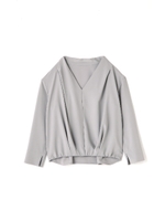 タックドロップブラウス/グレー(020)