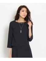 [L]プリマツイードプルオーバー/サックス(490)