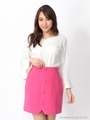 前あき風ミニスカパン/ピンク