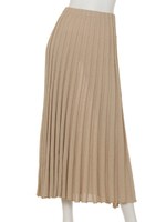 [GREED]LAME PLEATS Skirt/CHAMPAGNE