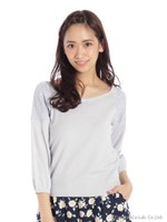 ボーテレースボリュームスリーブニット/ピンク