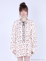 cherry print towel dress/OFFWHITE