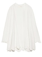 フラワーパターンカーディガン/NVY