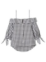 ＰＪ／リボンスリーブオフショルダーブラウス/オフホワイト