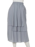 【LOOKBOOK、MOOK掲載アイテム】アシメプリーツSK/SAX