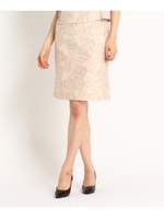 ジャカードタイトスカート/ブルー(492)