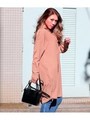 【LATINA】コクーンスキッパーシャツワンピース/PK