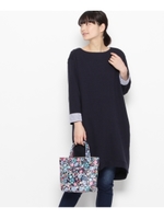 別布ドッキングリップルワンピース/グレー(012)