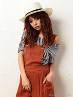 アレンジオフショルトップス/カーキ