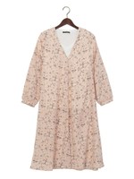 花柄シャツディガン+Tシャツ/SET/コン