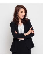 【ウォッシャブル】[S]一つ釦テーラードジャケット/ナチュラル(650)