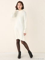 chick モヘアタッチハイネックニットOP 2/WHT