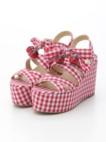 リボンチェリーサンダル/レッド