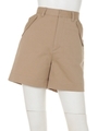 【BED&BREAKFAST】COTTON LINEN TWILL Short Pants/BEIGE