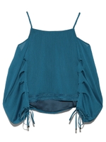 シフォンショルダートップス/TUQ