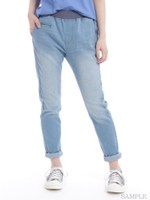 ストレッチスキニーパンツ/ブルー