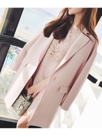 スプリングチェスターコート/ピンク