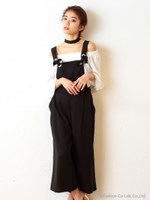 オーバーオール/ブラック