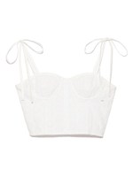 パンチングレースビスチェ/WHT