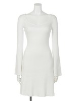 Style MakeニットOP/WHT