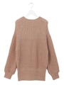MIX MOHAIR KNIT/ORANGE