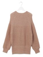 MIX MOHAIR KNIT/ORANGE