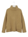 TURTLENECK POCKET KN/CAMEL