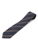 FRANCO BASSI レジメンタルストライプネクタイ/ブルー系(595)