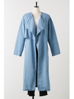 【AZUL by moussy】DENIM　COAT/BLU