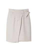 クレープサテンスカート/サンドローズ(090)