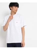 DANTON ワンポイントTシャツ/ホワイト(001)