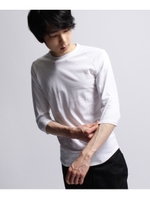 inner light raglan 3/4 t shirt/ホワイト系(002)