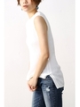 【AZUL by moussy】ノースリーブニットプルオーバーMOOK番号93012/O/WHT