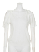 【chille anap】肩リボントップ/PP