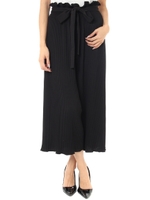 【AZUL by moussy】エンボスプリーツパンツ/BLK